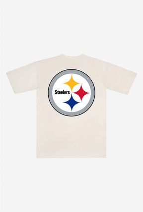 Pittsburgh Steelers Heavyweight T-Shirt - Natural