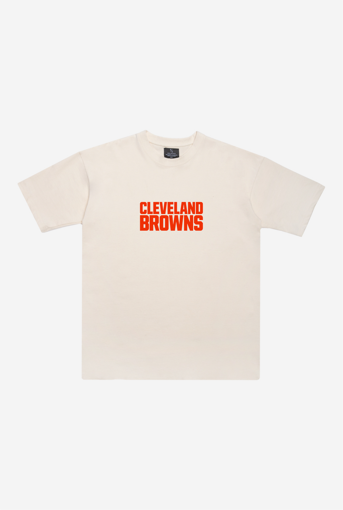 Cleveland Browns Heavyweight T-Shirt - Natural