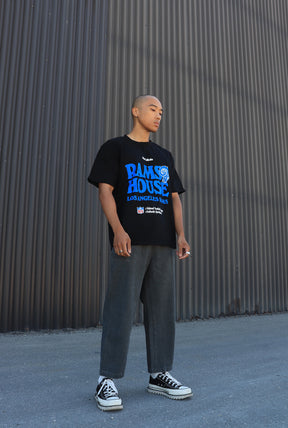 Los Angeles Rams Vintage Ad Heavyweight T-Shirt - Black