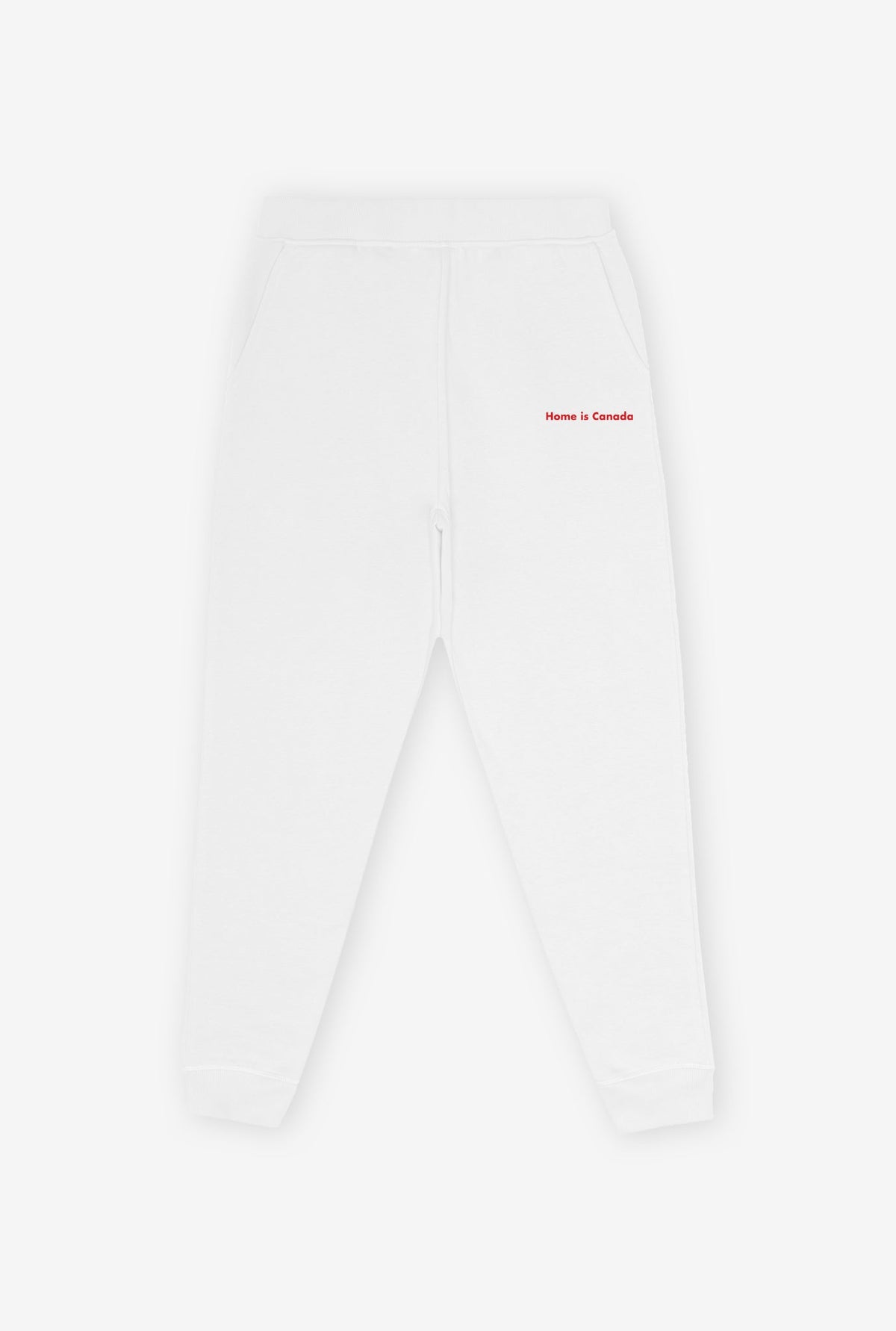 Home is Canada Minimal Jogger - White