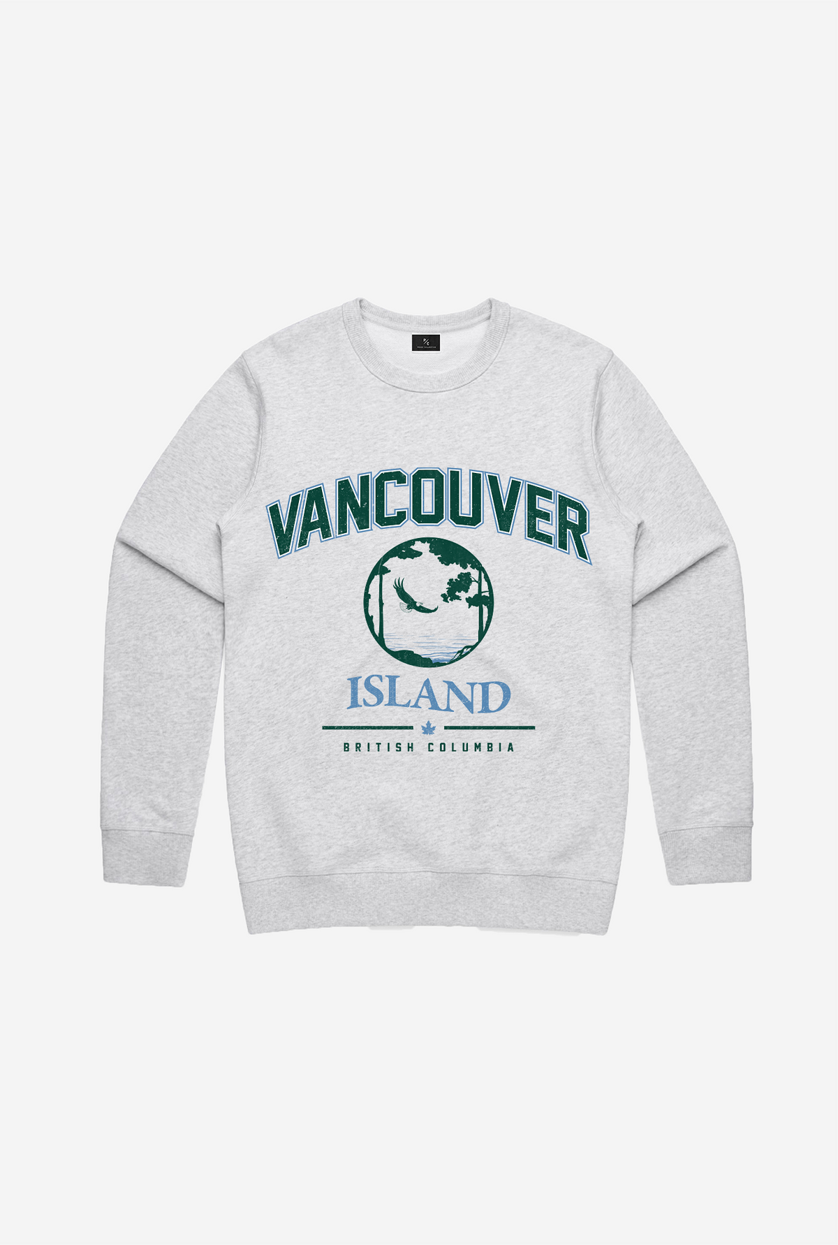 Vancouver Island Vintage Crewneck - Grey