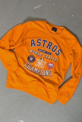 Houston Astros 2022 World Series Champions Crewneck - Orange