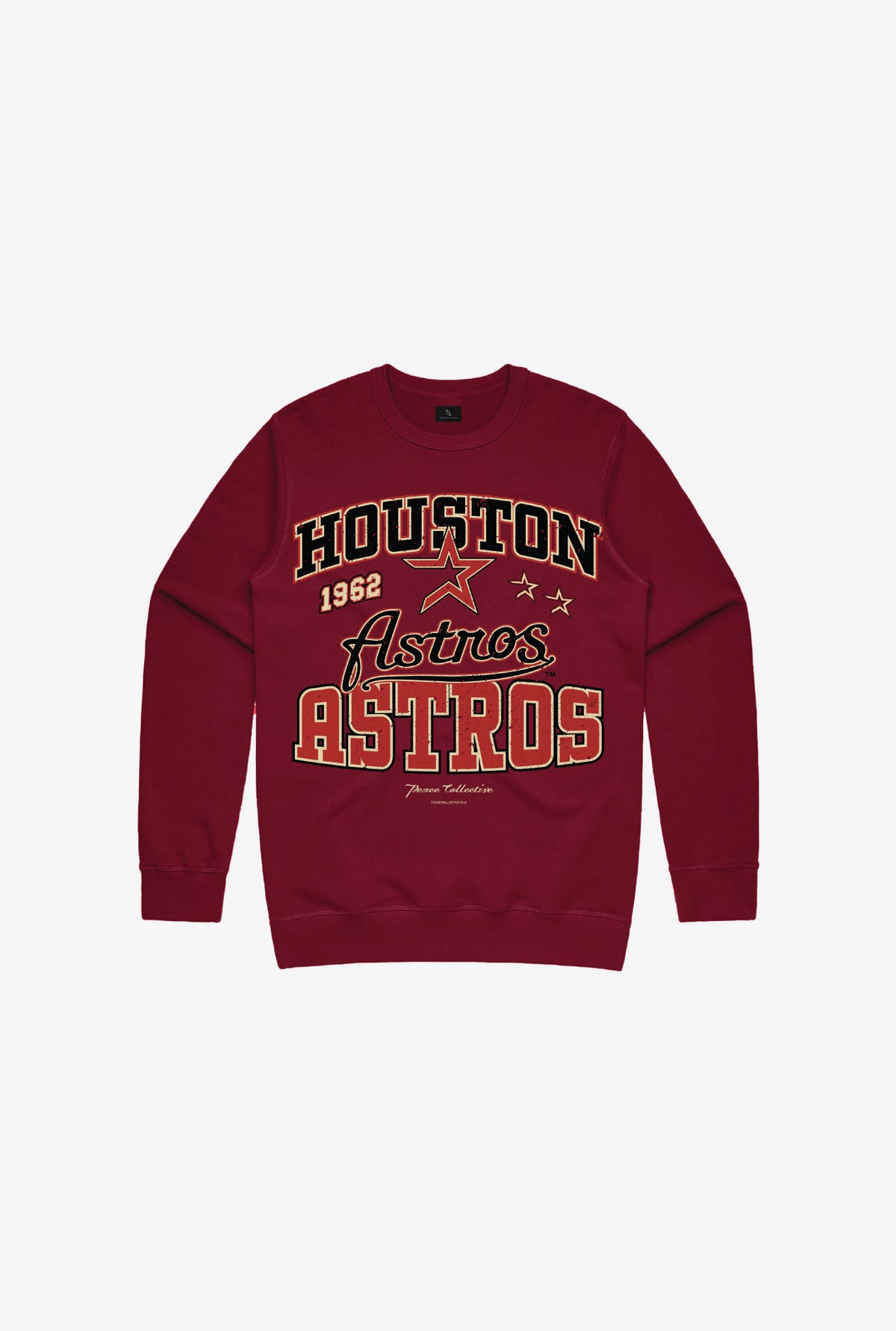 Houston Astros Vintage Kids Crewneck - Maroon