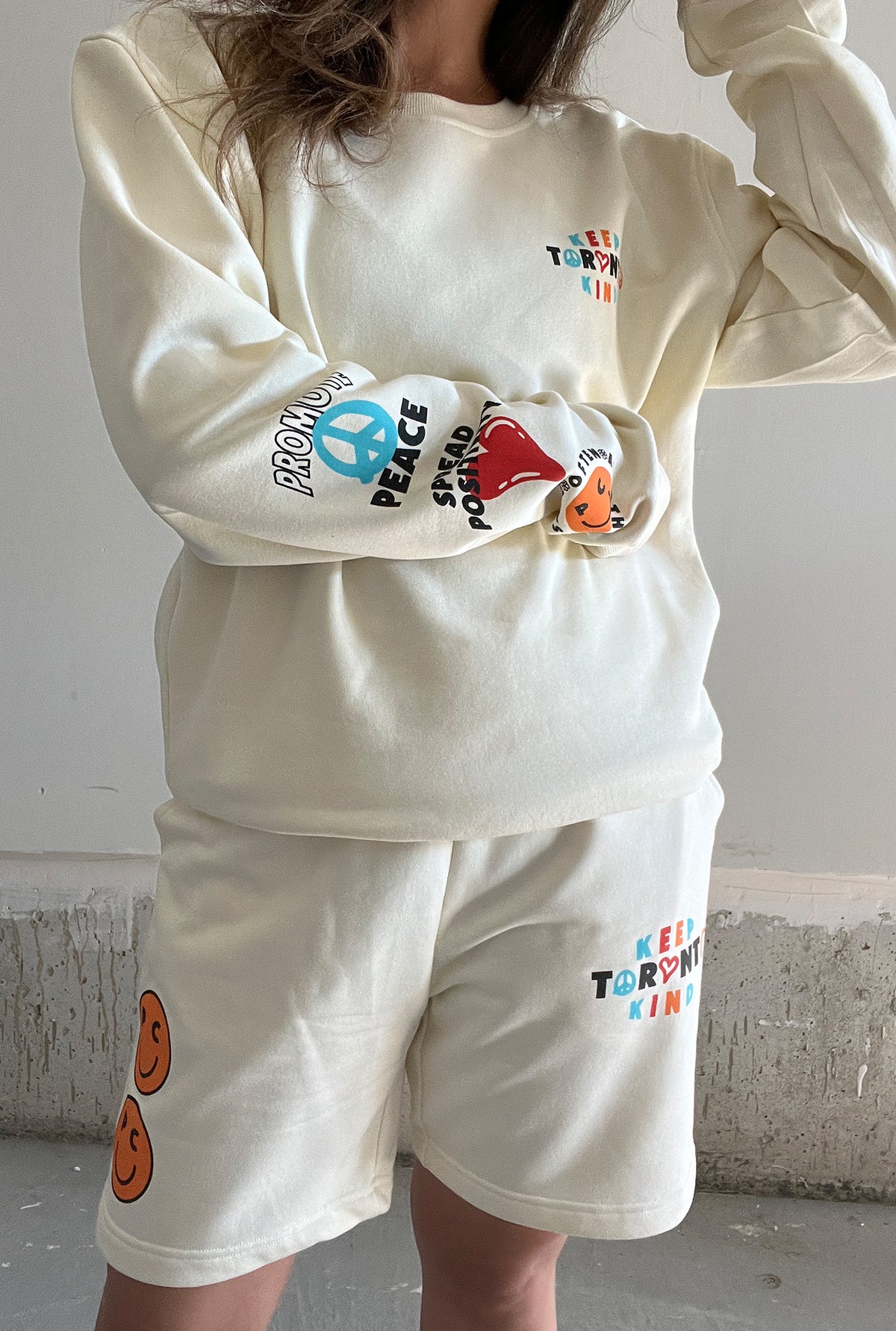Keep Toronto Kind Smiley Shorts - Ivory