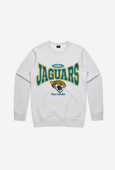 Jacksonville Jaguars Washed Graphic Crewneck - Ash