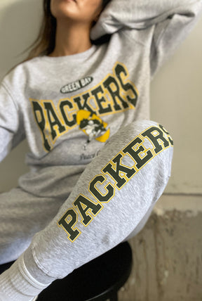 Green Bay Packers Washed Graphic Joggers - Ash