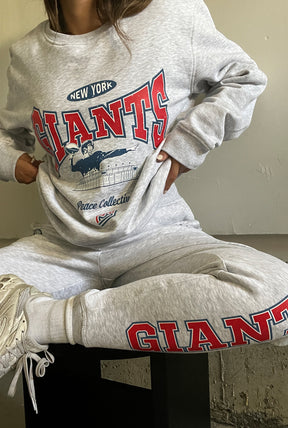 New York Giants Washed Graphic Joggers - Ash