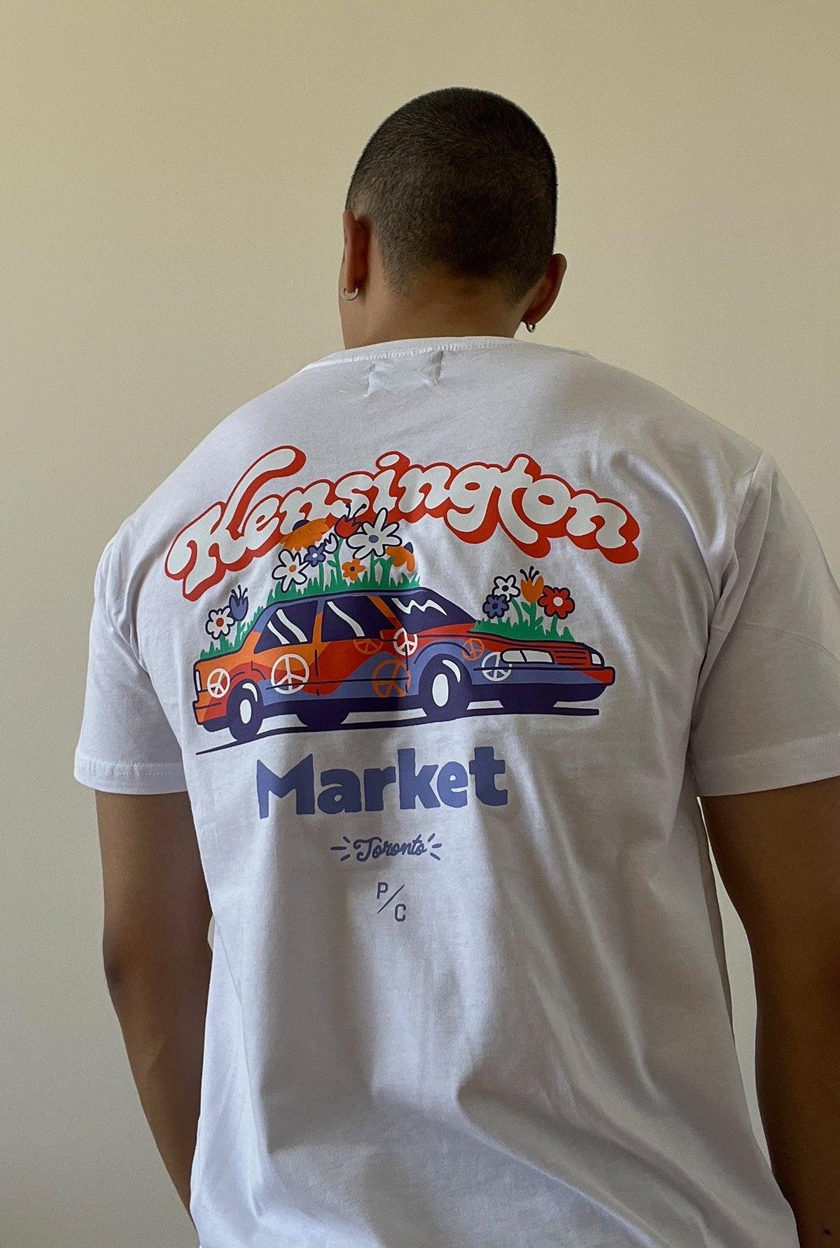Kensington Market Car T-Shirt - White