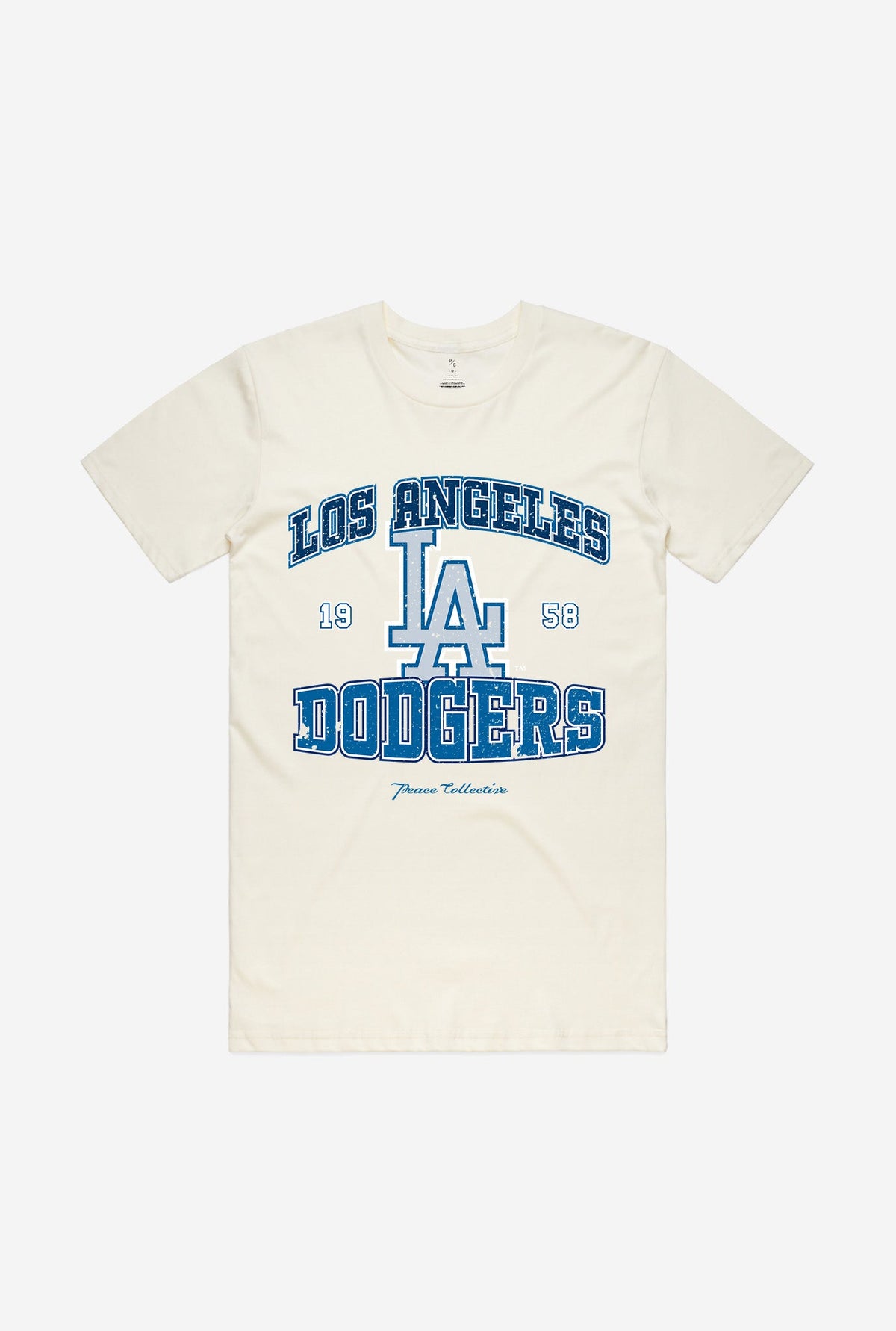 Los Angeles Dodgers Vintage Washed T-Shirt - Ivory