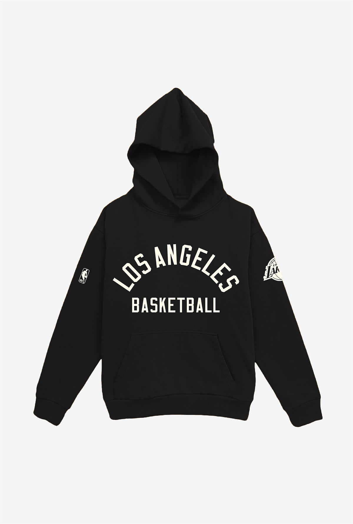 Los Angeles Lakers Heavyweight Hoodie - Black