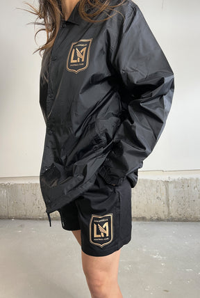 Trainerjacke des Los Angeles FC – Schwarz 