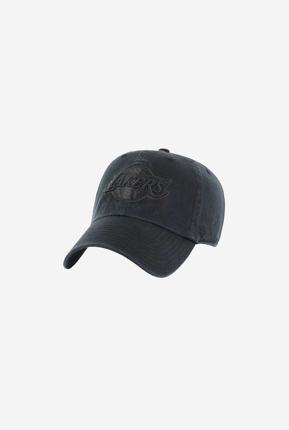 Los Angeles Lakers Clean up Cap - Black on Black