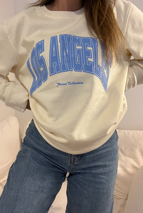 Los Angeles Vintage Crewneck - Ivory