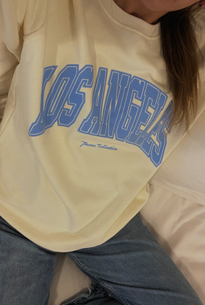 Los Angeles Vintage Crewneck - Ivory