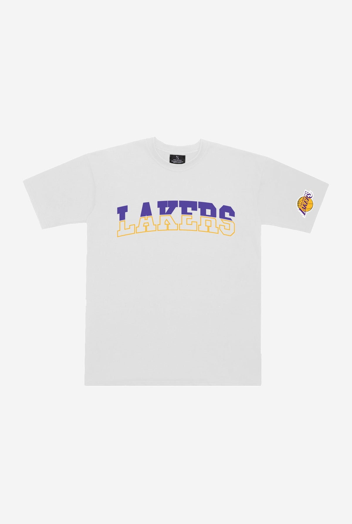 Los Angeles Lakers Collegiate Heavyweight T-Shirt - White