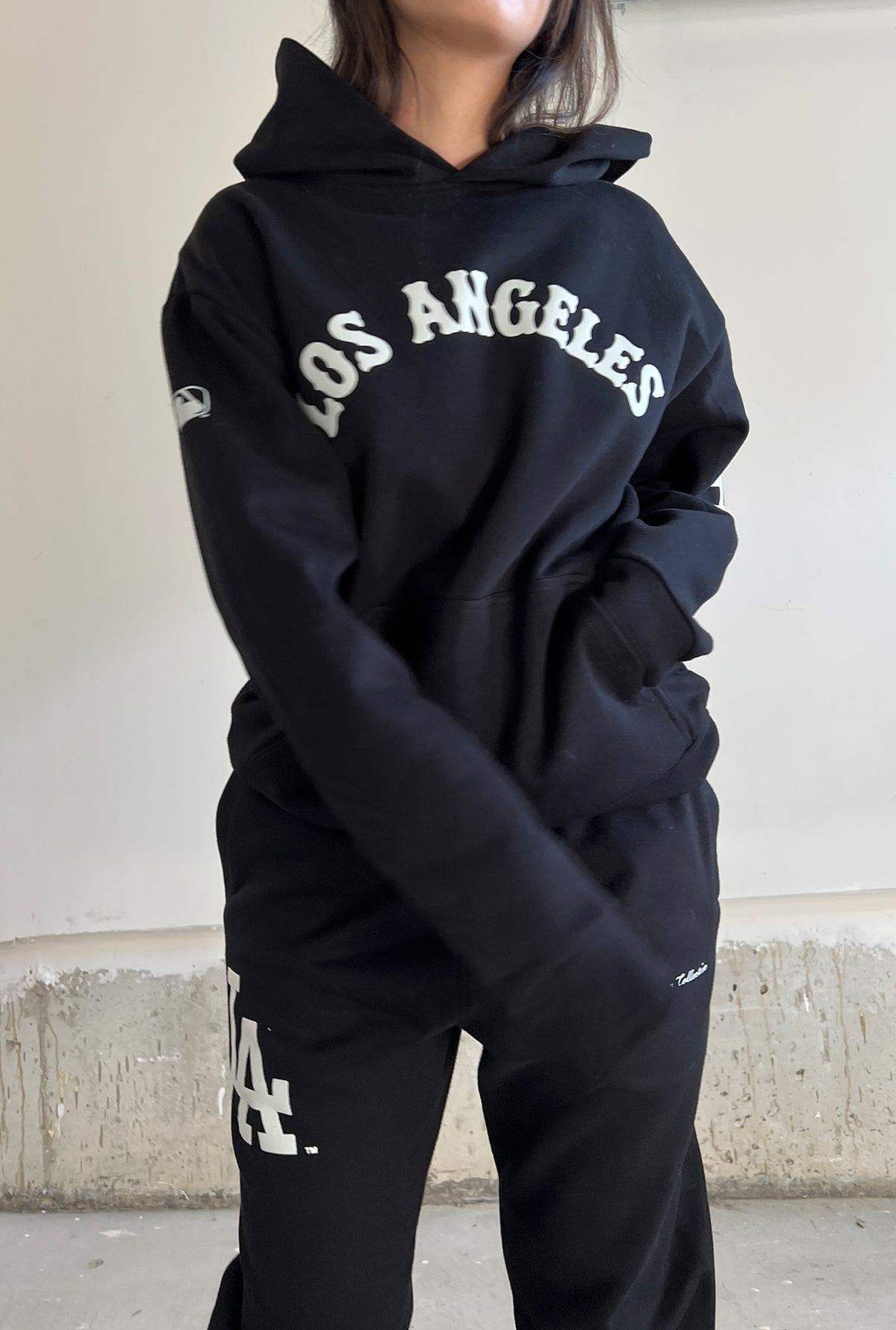 Los Angeles Dodgers Essential Heavyweight Hoodie - Black