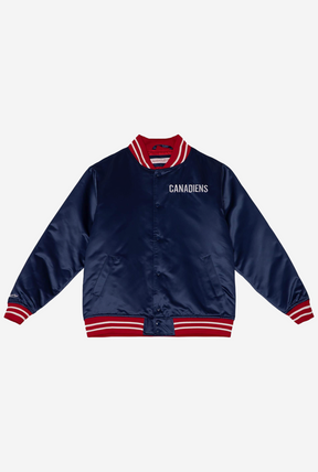 Montreal Canadiens Heavyweight Satin Jacket - Blue