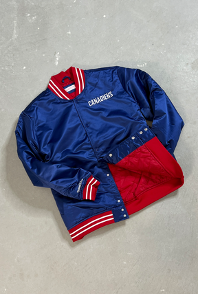 Montreal Canadiens Heavyweight Satin Jacket - Blue