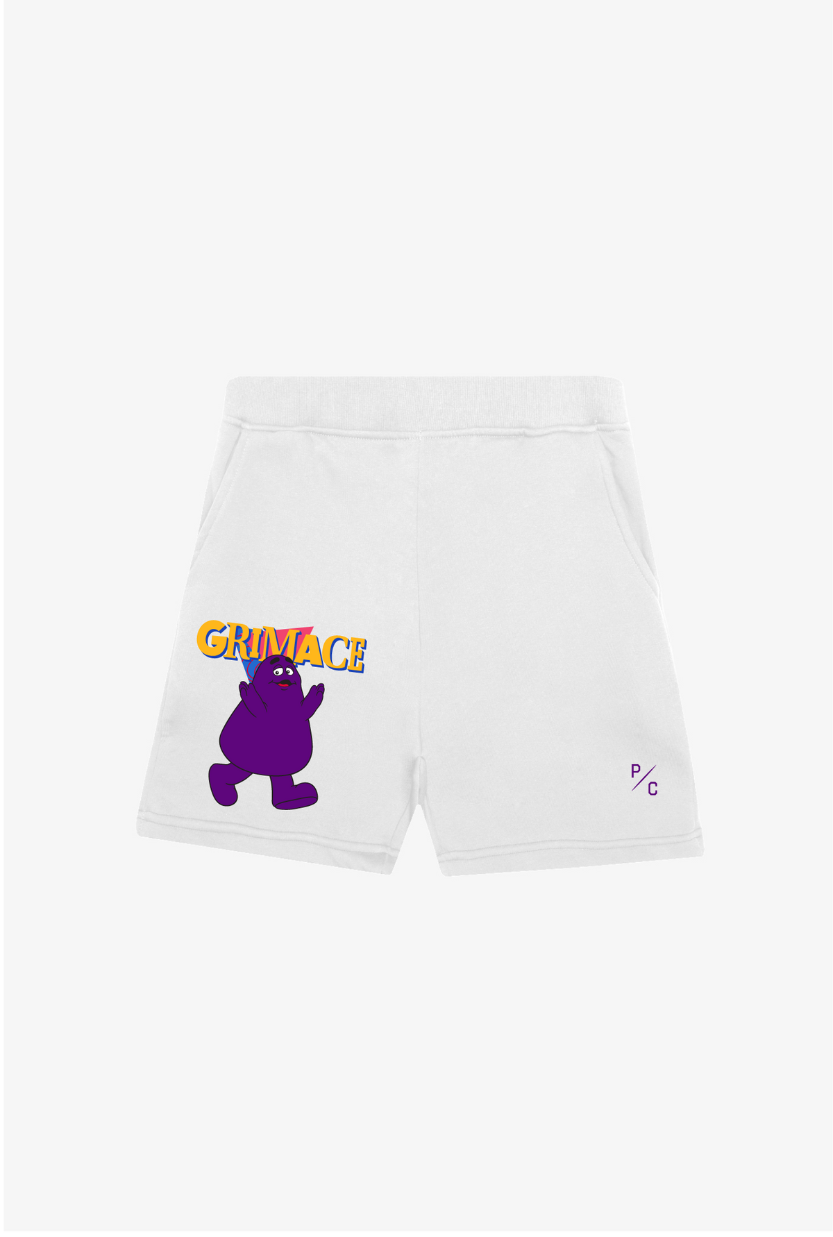 Vintage Grimace Shorts - White