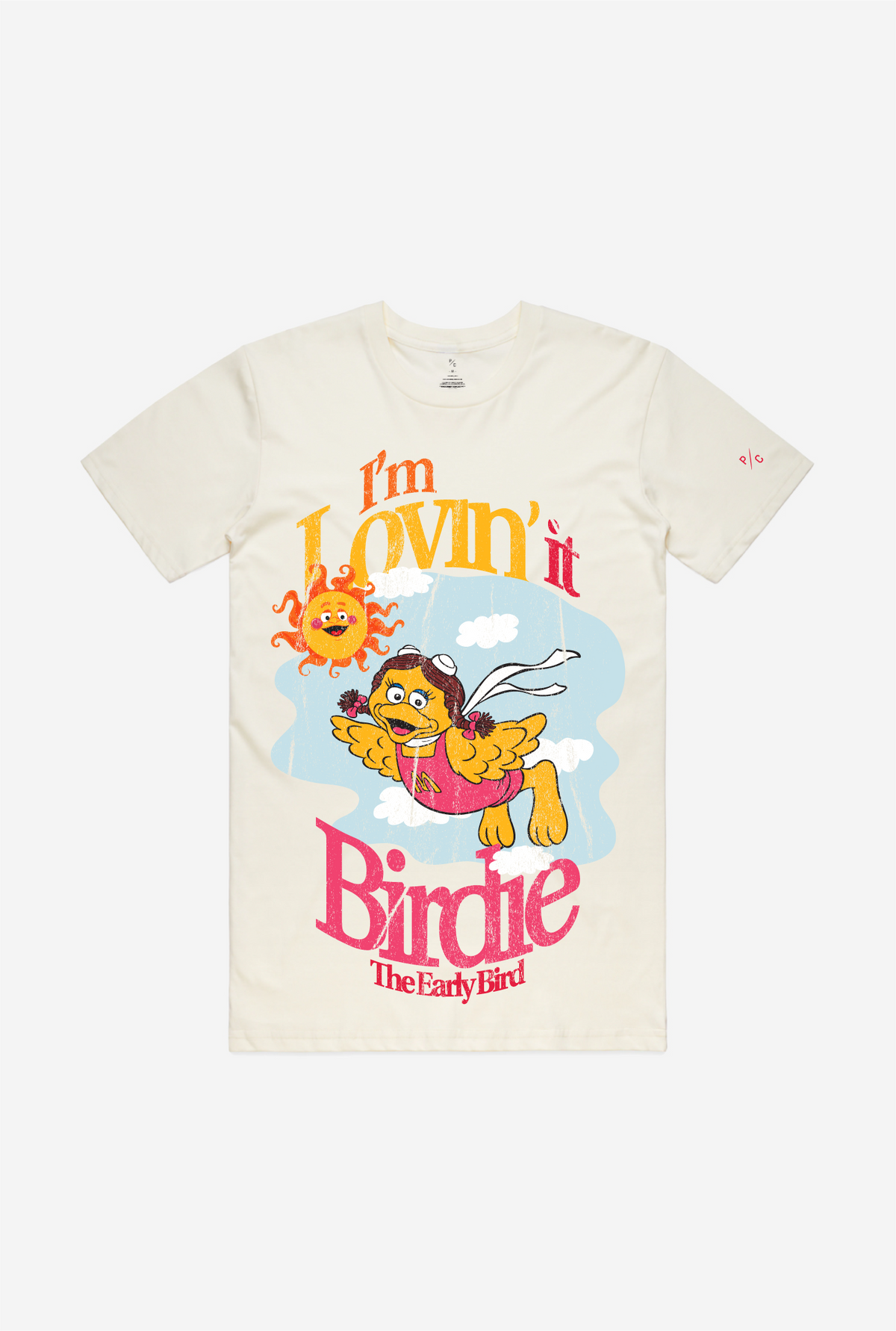 I'm Lovin' It Birdie T-Shirt - Ivory