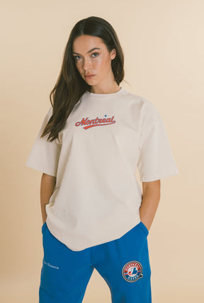 Montreal Expos Heavyweight T Shirt - Natural