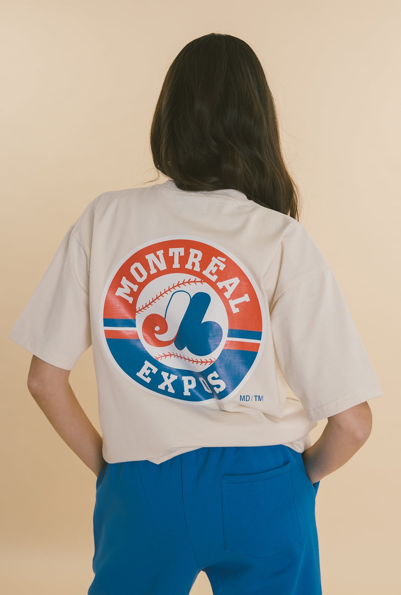 Montreal Expos Heavyweight T Shirt - Natural