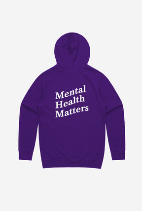 Mental Health Matters Hoodie - Purple