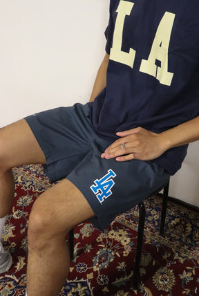 Shorts der Los Angeles Dodgers – Petrolblau