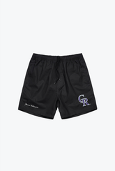 Colorado Rockies Board Shorts - Black