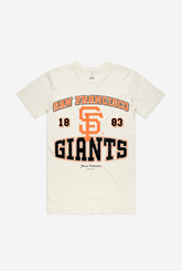 San Francisco Giants Vintage Washed T-Shirt - Ivory
