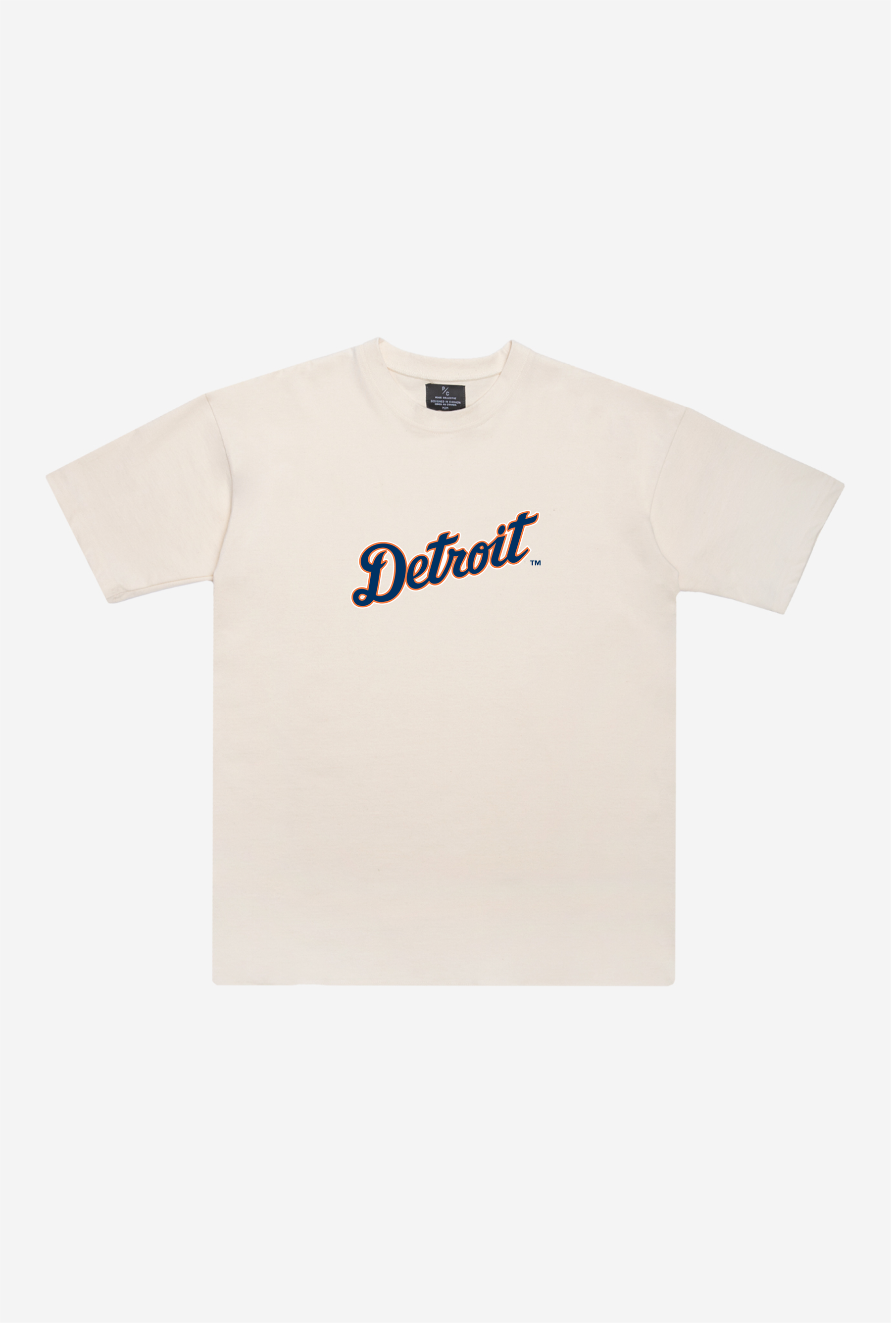 Detroit Tigers Heavyweight T-Shirt - Natural