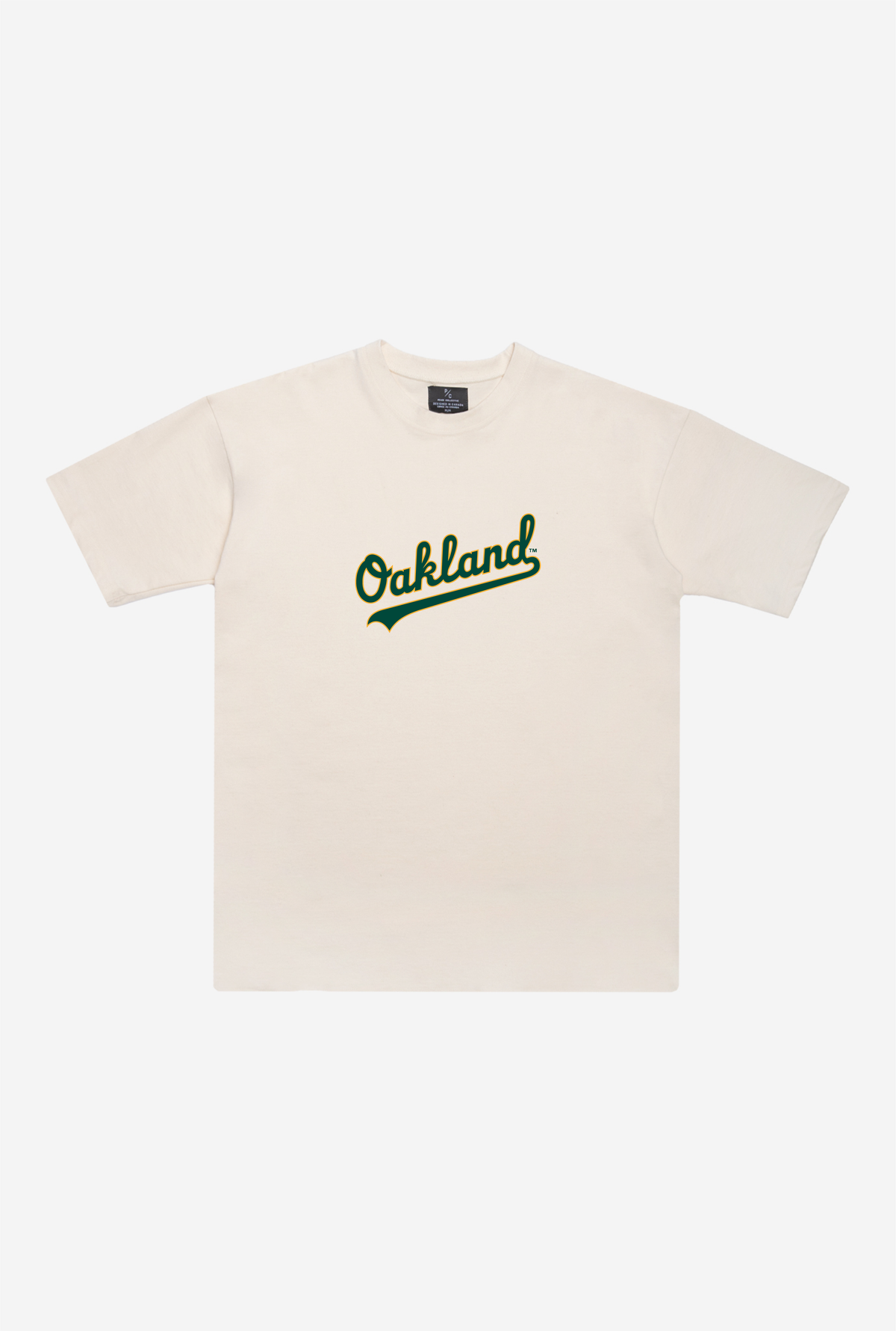 Oakland Athletics Heavyweight T-Shirt - Natural
