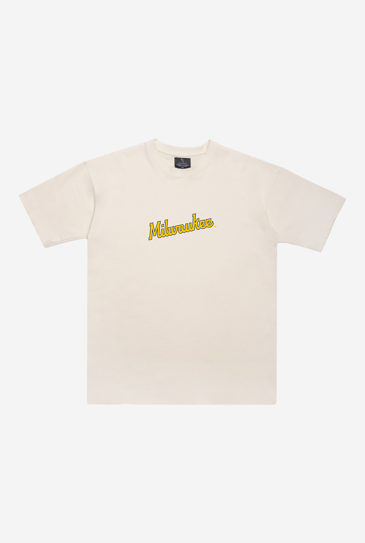 Milwaukee Brewers Heavyweight T-Shirt - Natural