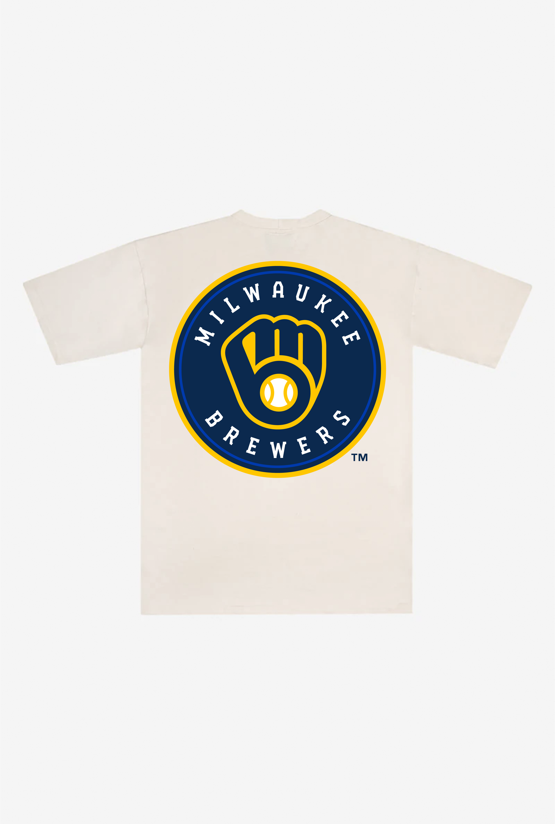 Milwaukee Brewers Heavyweight T-Shirt - Natural