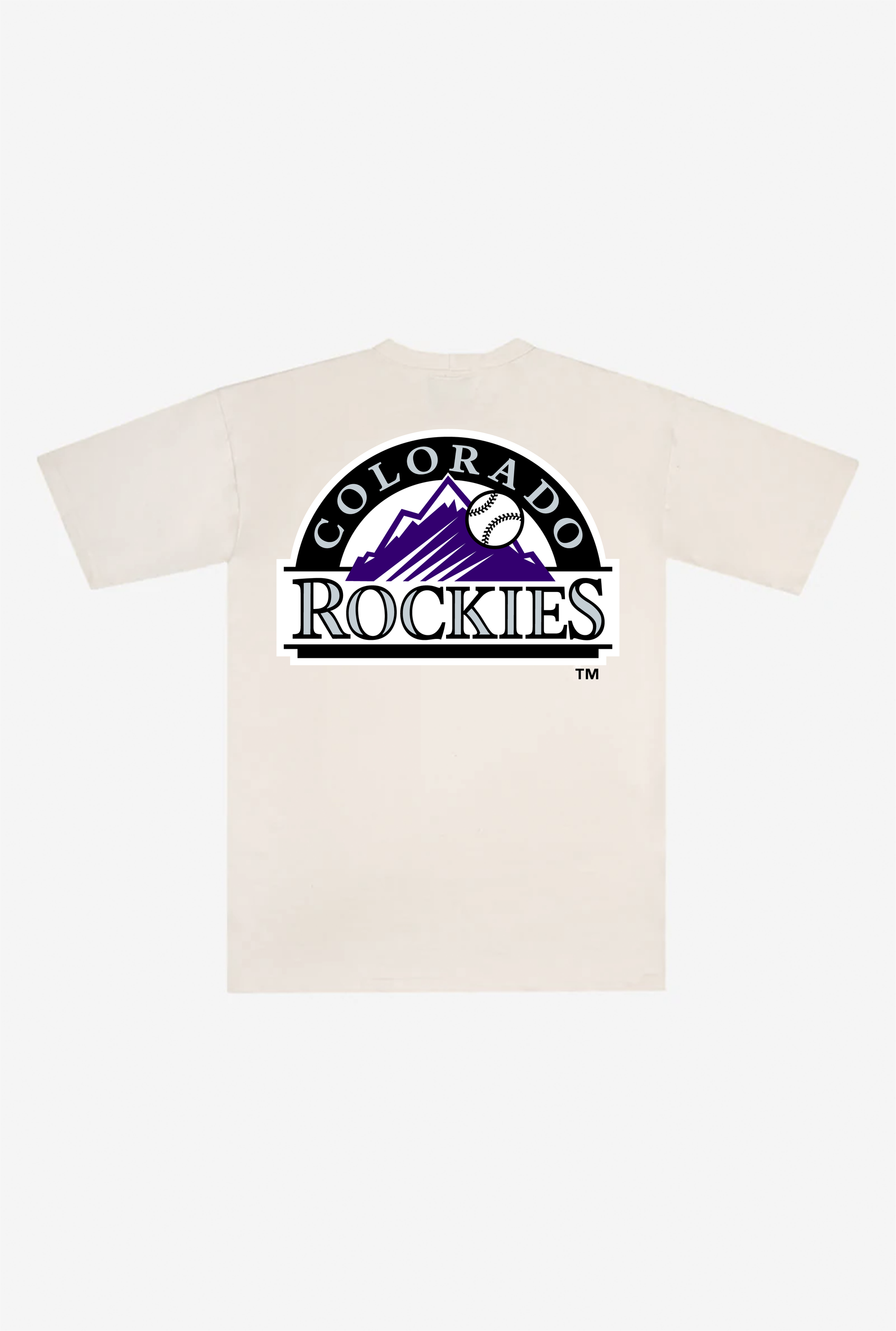 Colorado Rockies Heavyweight T-Shirt - Natural