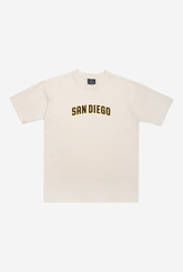 San Diego Padres Heavyweight T-Shirt - Natural