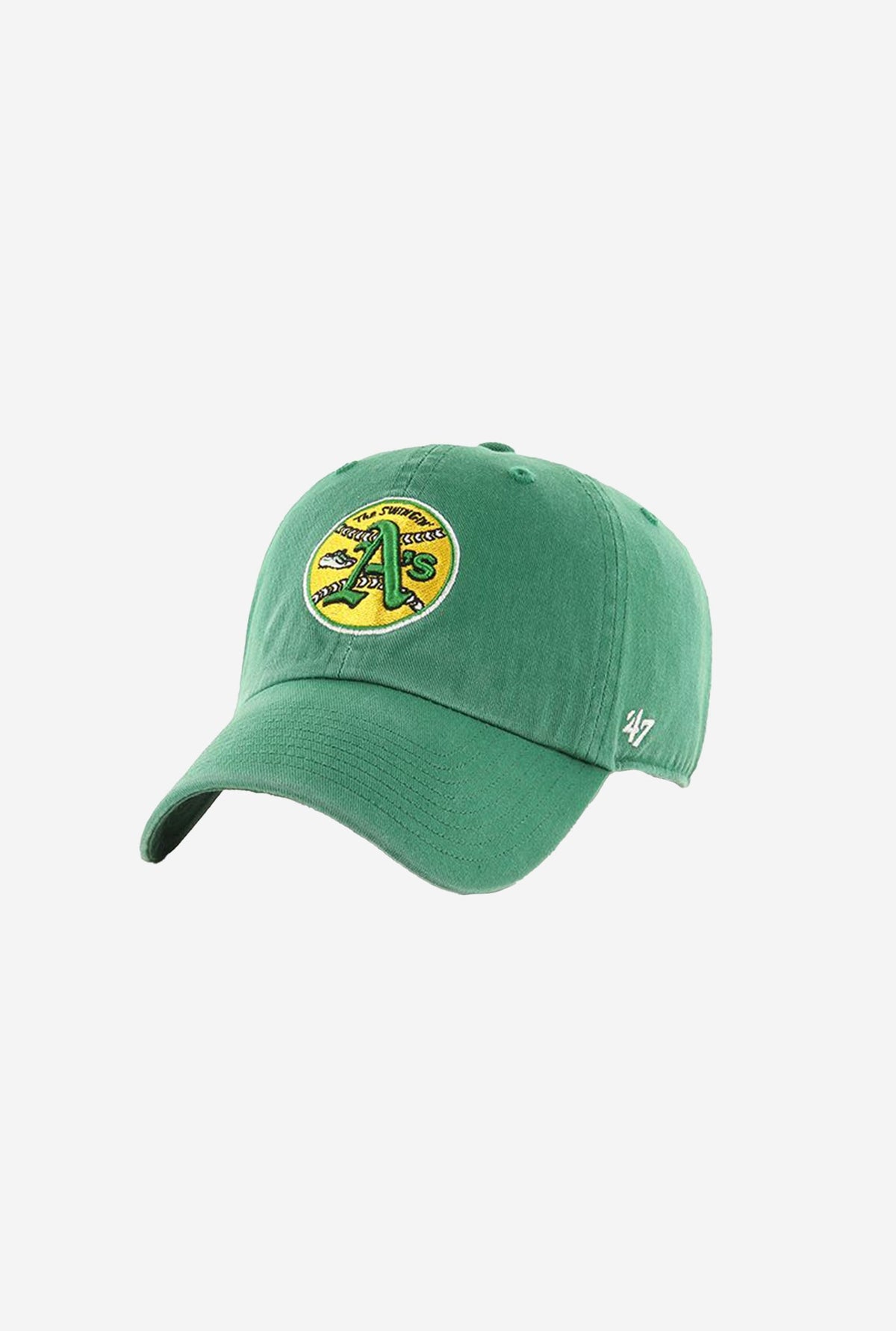 Oakland Athletics Cooperstown Clean Up Cap - Kelly Green