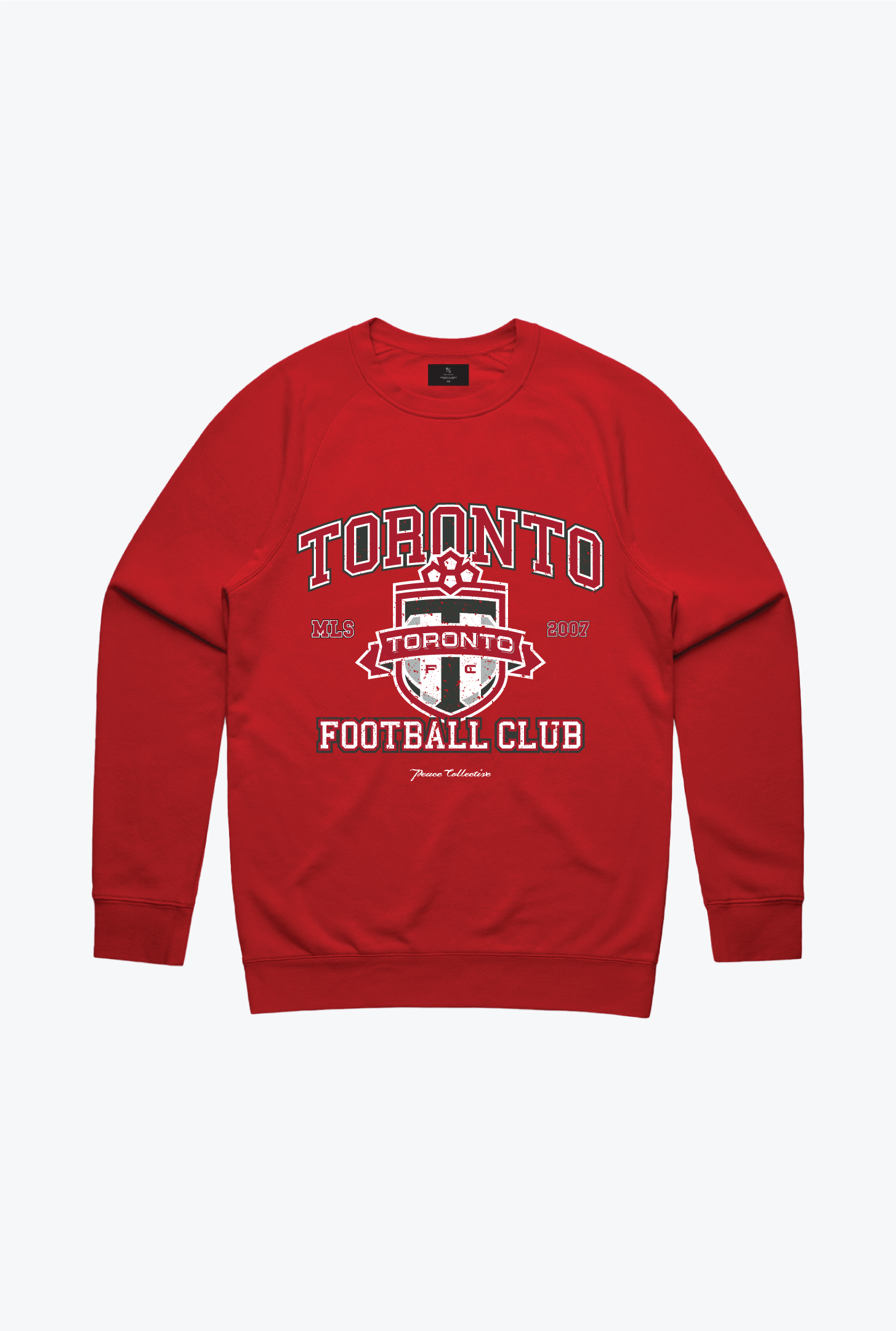 Toronto FC Vintage Washed Crewneck - Red