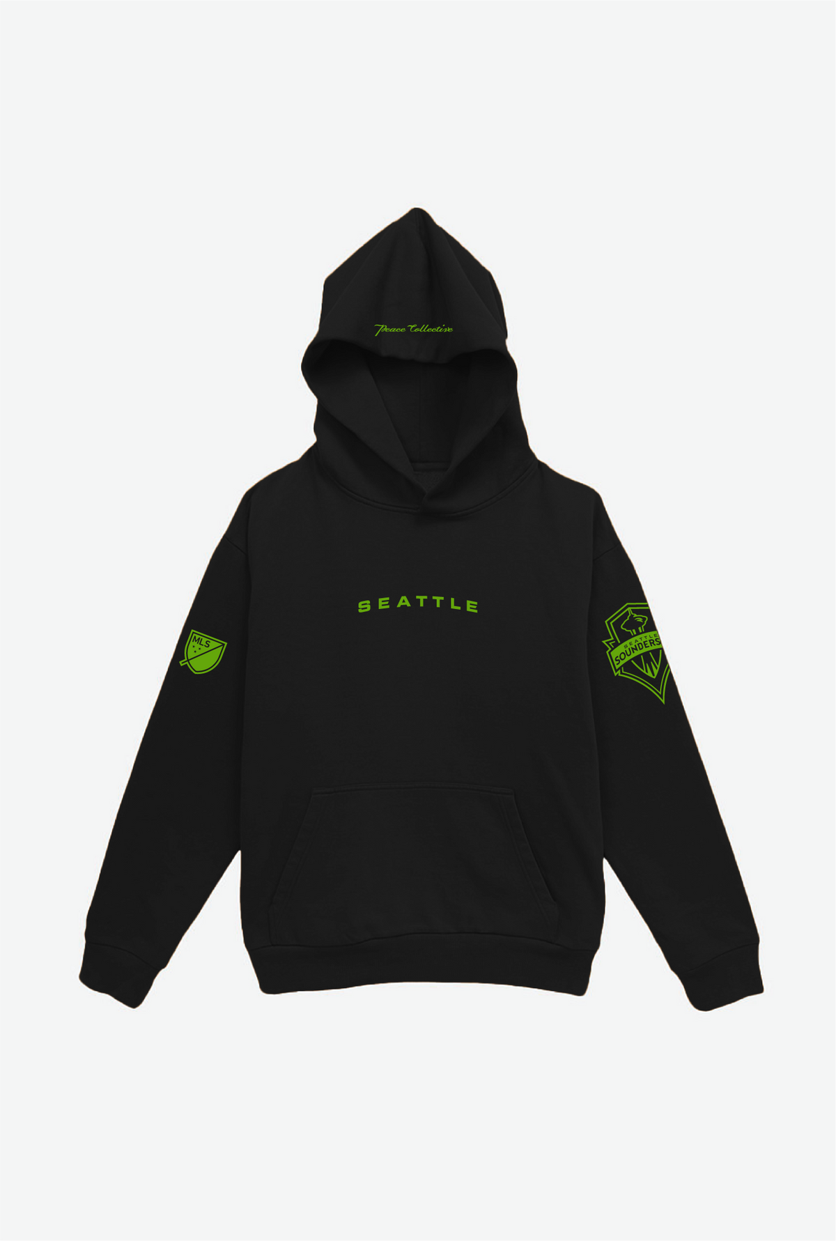 Seattle Sounders FC Heavyweight Hoodie - Black