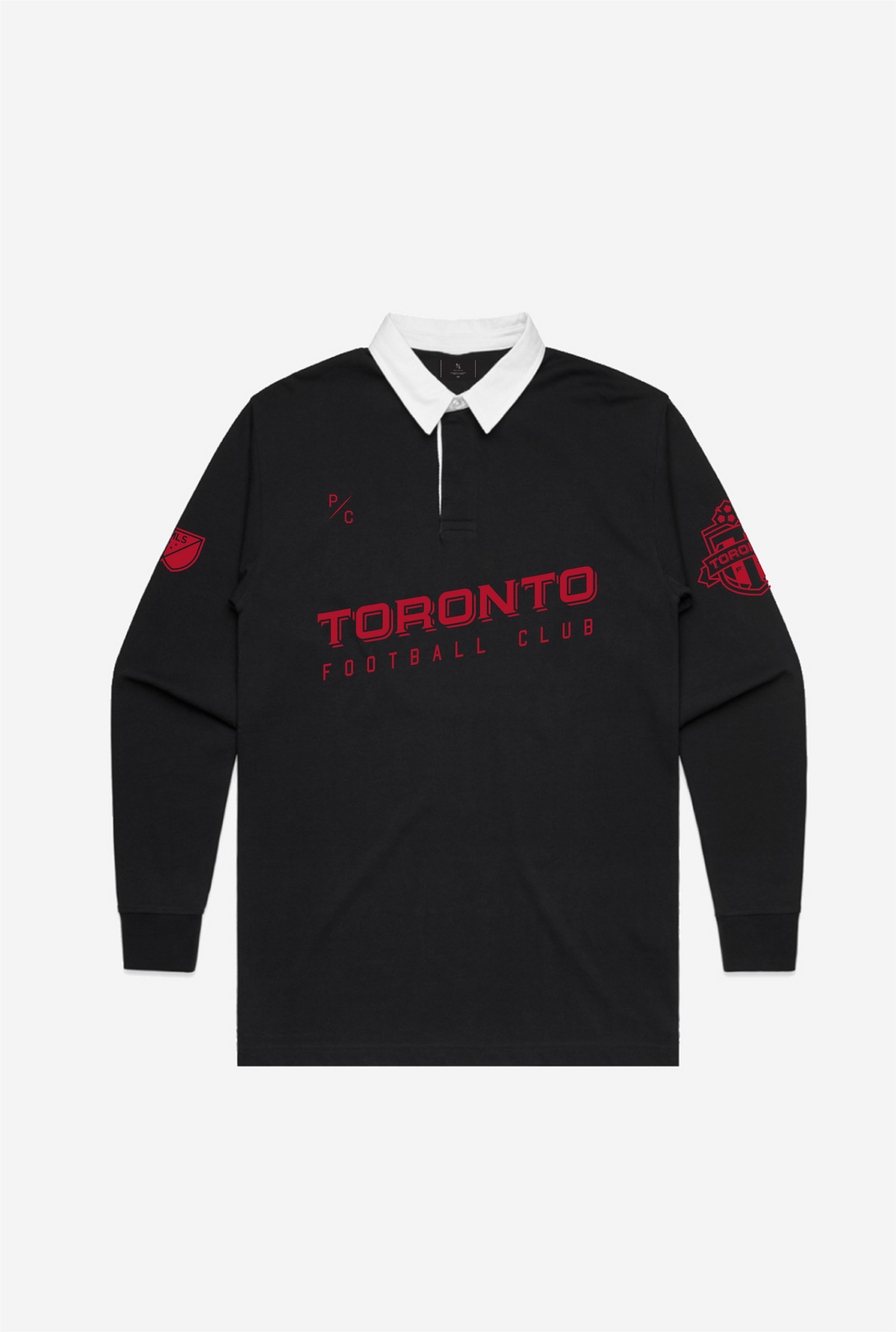 Toronto FC Rugby Long Sleeve Polo - Black