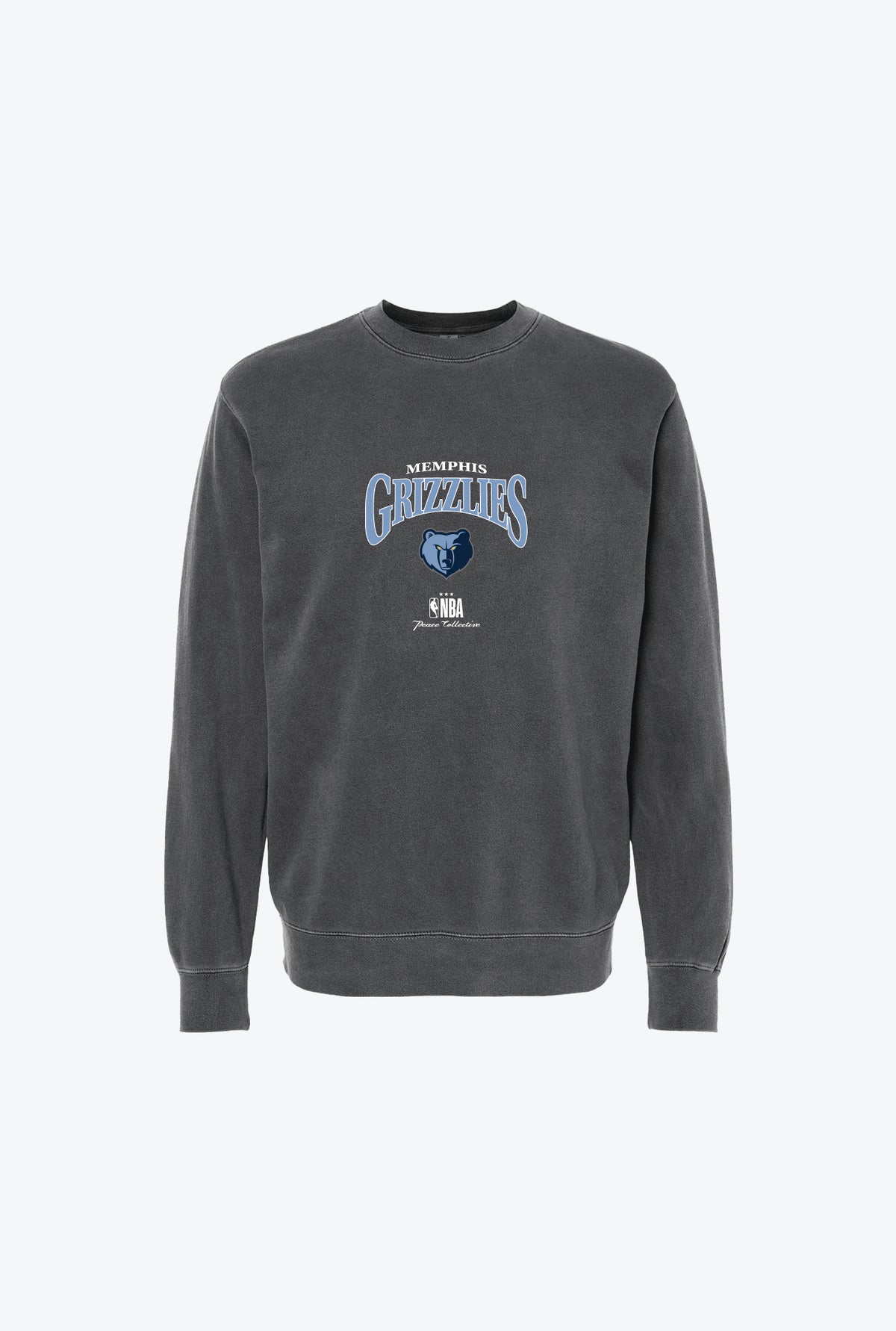 Memphis Grizzlies Pigment Dye Crewneck - Black