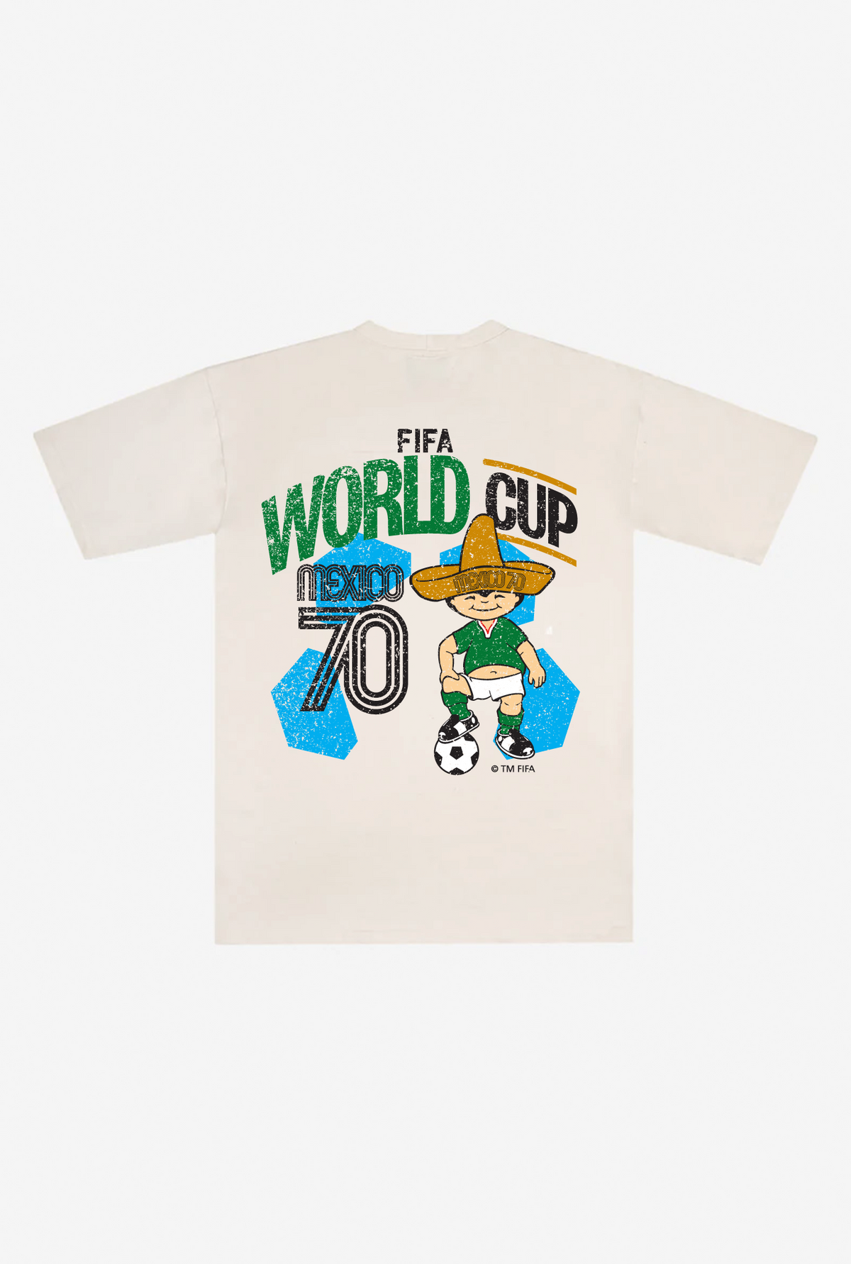 FIFA World Cup Mexico 1970 World Cup Vintage Premium T-Shirt - Ivory