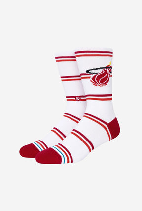 Miami Heat Classic Socks - White
