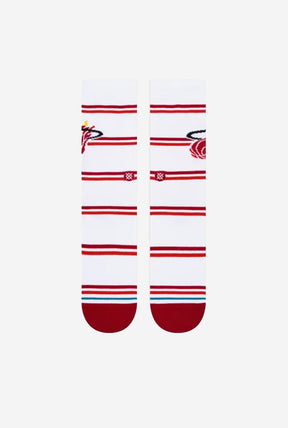 Miami Heat Classic Socks - White