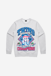 Minnesota Twins Vintage Cooperstown Collection Crewneck - Ash