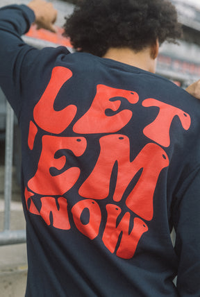 Montreal Alouettes Let 'em Know Crewneck - Navy