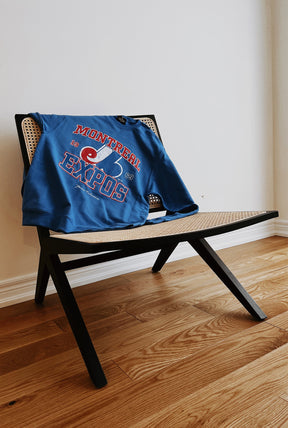 Montreal Expos Vintage Washed Crewneck - Royal