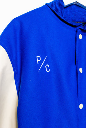 NBA 75th Anniversary Letterman Jacket - Royal/Ivory