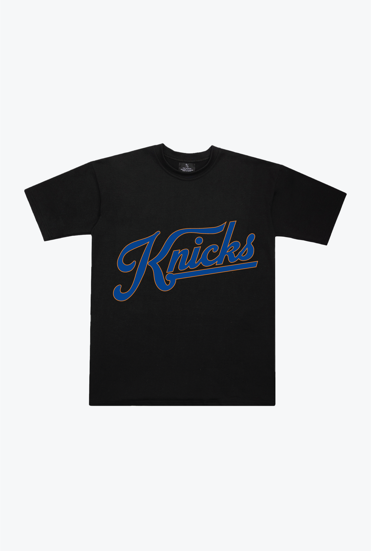 New York Knicks Heavyweight T-Shirt - Black