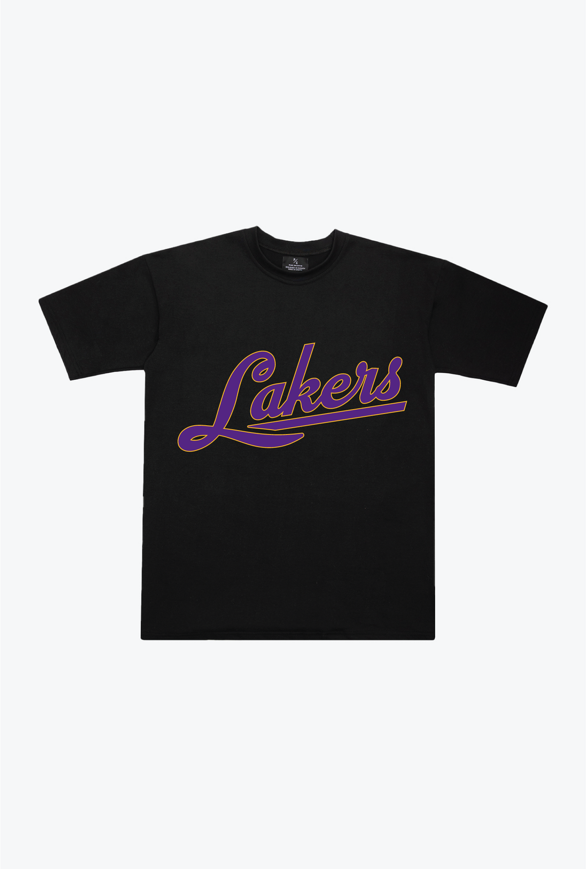 Los Angeles Lakers Heavyweight T-Shirt - Black